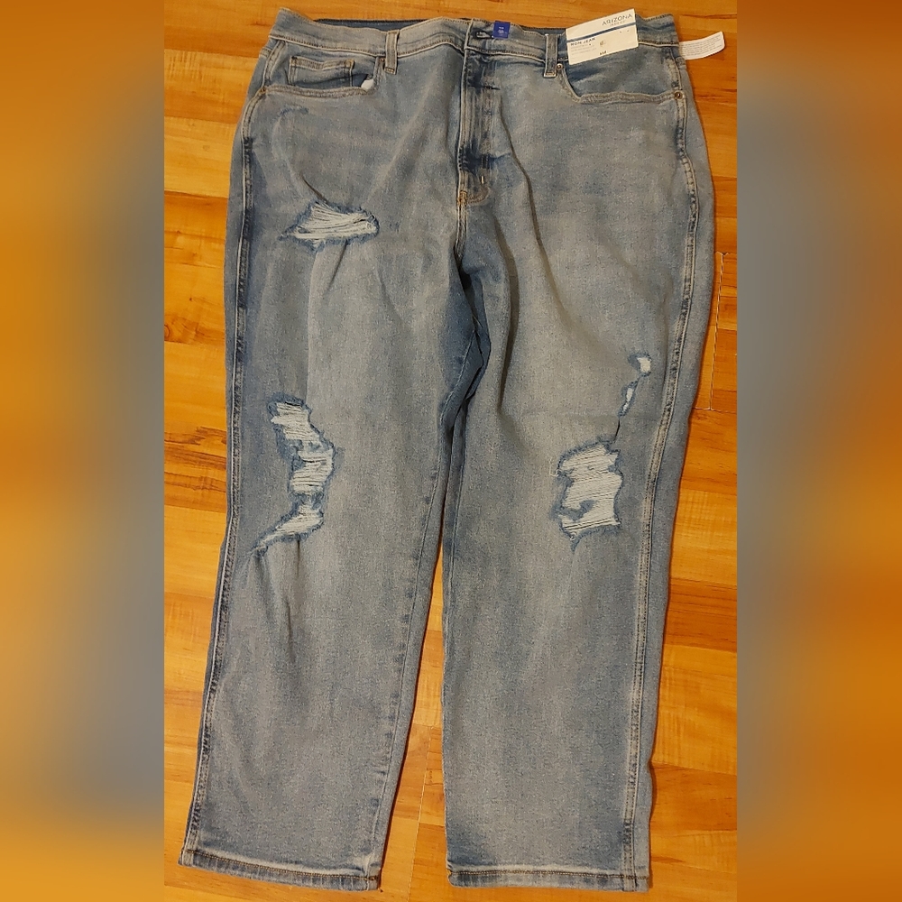 Ladies' Arizona Jean Co Mildly Distressed Denim